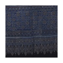 Ajrakh Hand Block Print Mashru Stole