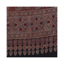 Ajrakh Hand Block Print Mashru Stole