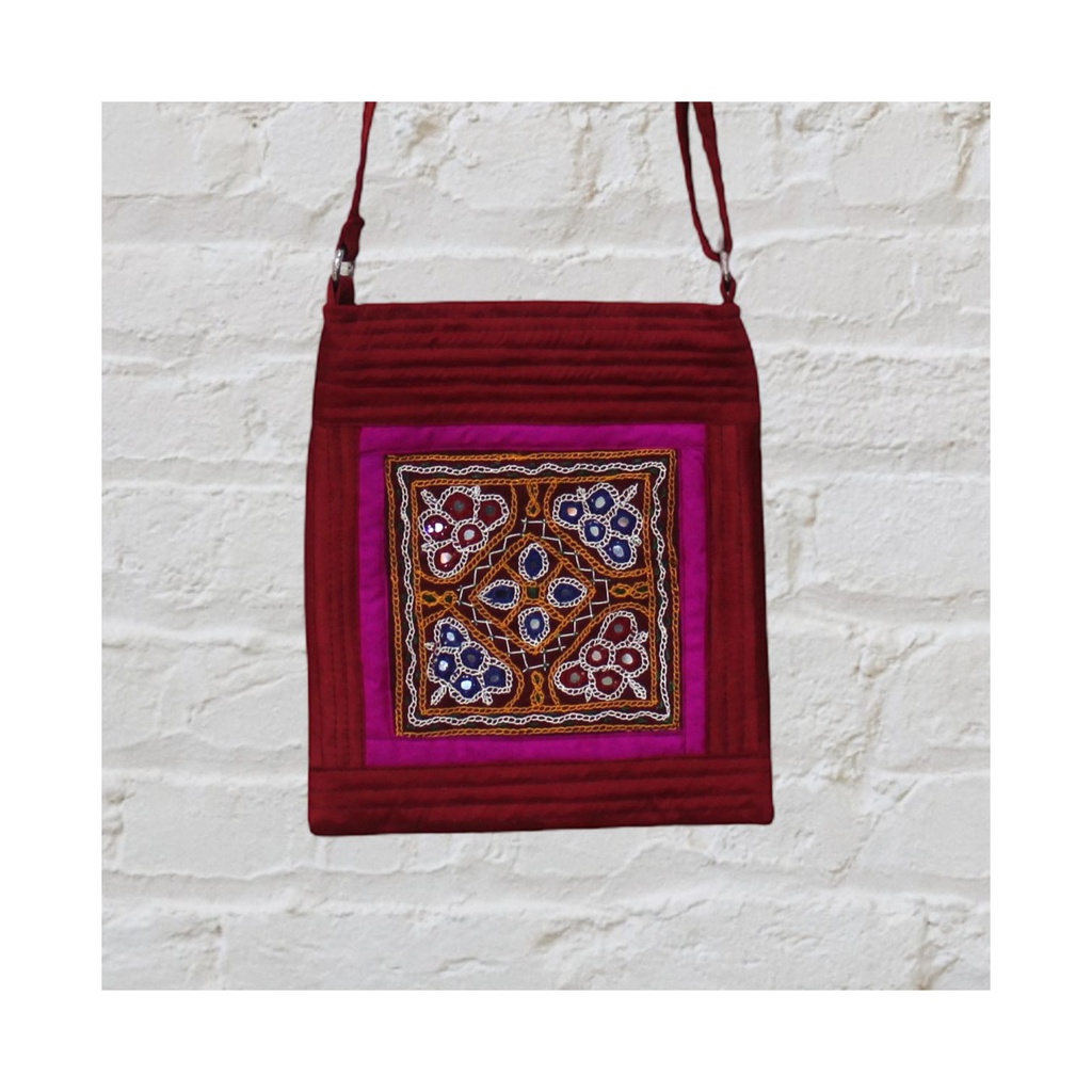 Handcrafted Embroidered Sling Bag