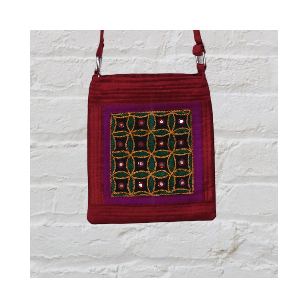 Handcrafted Embroidered Sling Bag