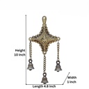 Handcrafted Brass Lord Ganesha Door Hanging with Bells