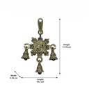 Handcrafted Brass Subh Hanging with Bells | Traditional Door &amp; Temple Décor
