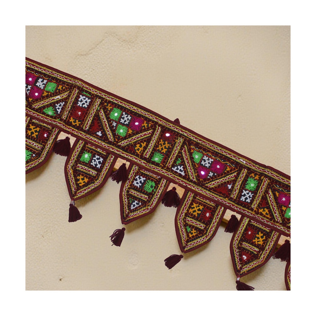Handcrafted Kutchi Embroidered Door Toran