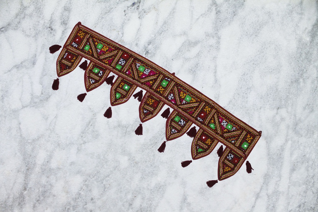 Handcrafted Kutchi Embroidered Door Toran