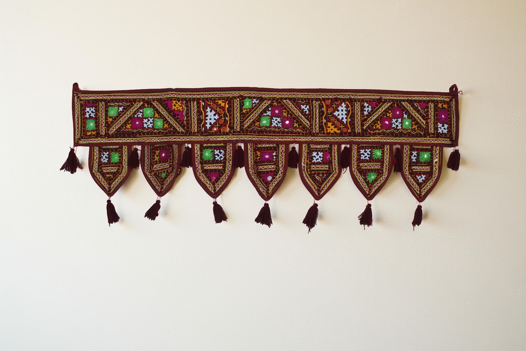 Handcrafted Kutchi Embroidered Door Toran