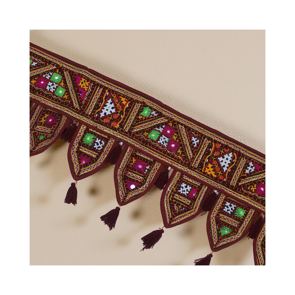 Handcrafted Kutchi Embroidered Door Toran