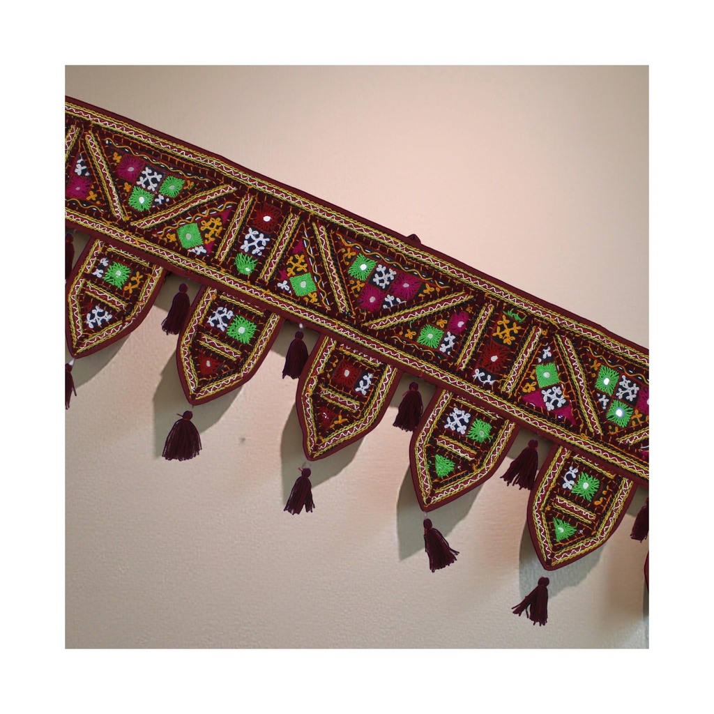 Handcrafted Kutchi Embroidered Door Toran