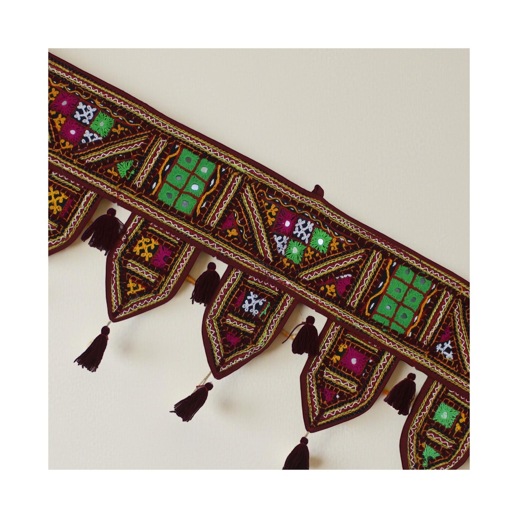 Handcrafted Kutchi Embroidered Door Toran