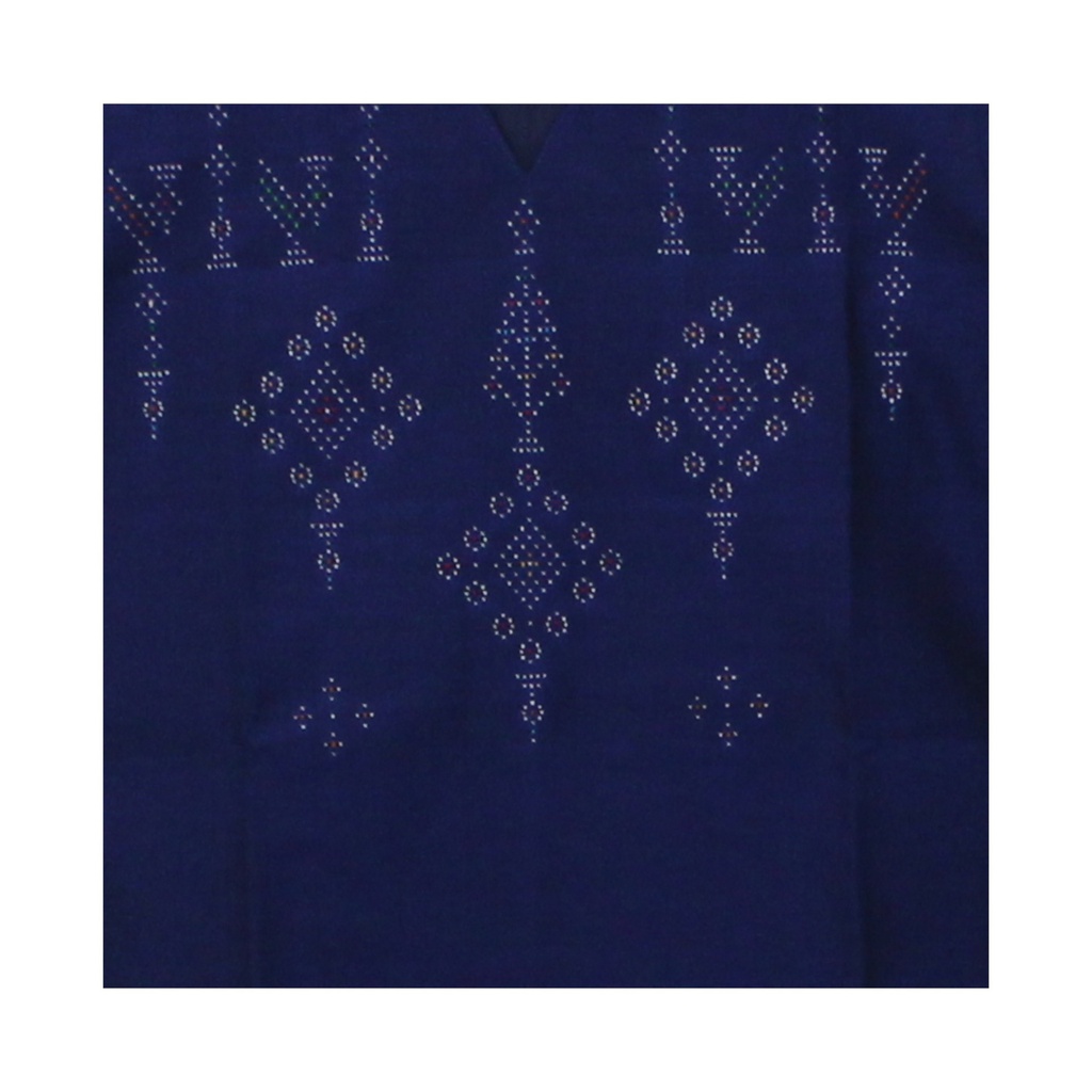 Handwoven Cotton Tangaliya Straight Kurti