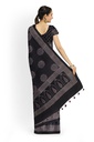 Ajrakh Hand Block Print Cotton Saree