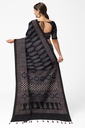 Ajrakh Hand Block Print Cotton Saree