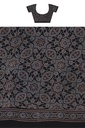 Ajrakh Hand Block Print Cotton Saree