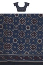 Ajrakh Hand Block Print Cotton Saree