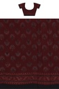 Ajrakh Hand Block Print Cotton Saree