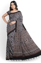 Ajrakh Hand Block Print Cotton Saree