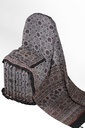 Ajrakh Hand Block Print Cotton Saree