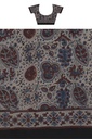 Ajrakh Hand Block Print Cotton Saree
