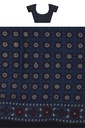 Ajrakh Hand Block Print Cotton Saree