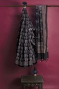 Ajrakh Hand Block Print Cotton Saree