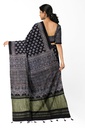 Handcrafted Ajrakh Block Print Modal Silk Saree