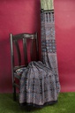 Handcrafted Ajrakh Block Print Modal Silk Saree