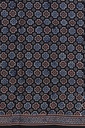 Handcrafted Ajrakh Block Print Modal Silk Saree