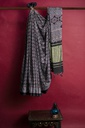 Handcrafted Ajrakh Block Print Modal Silk Saree