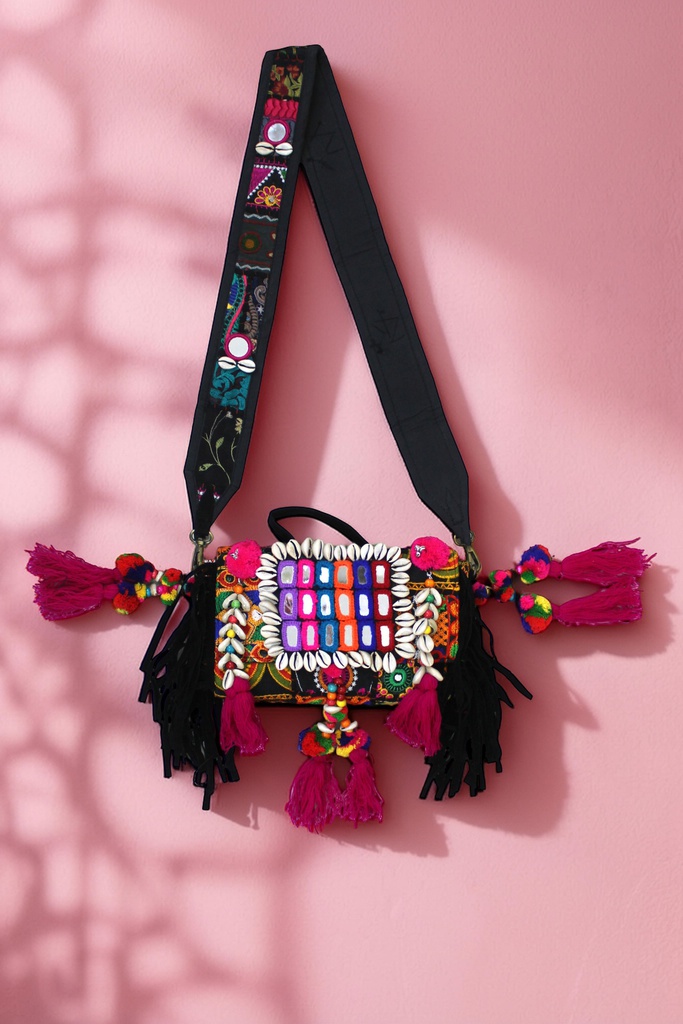 Handmade Kutchi Embroidered Sling Bag