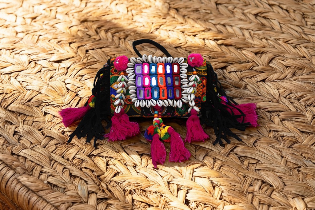 Handmade Kutchi Embroidered Sling Bag