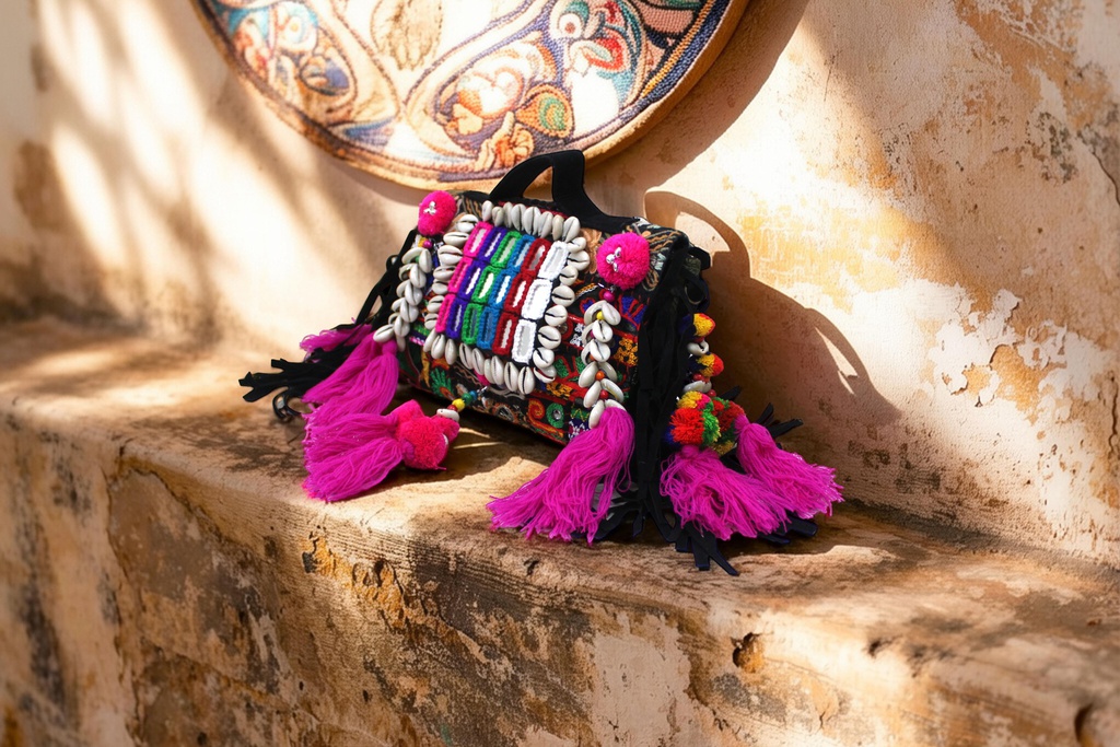 Handmade Kutchi Embroidered Sling Bag