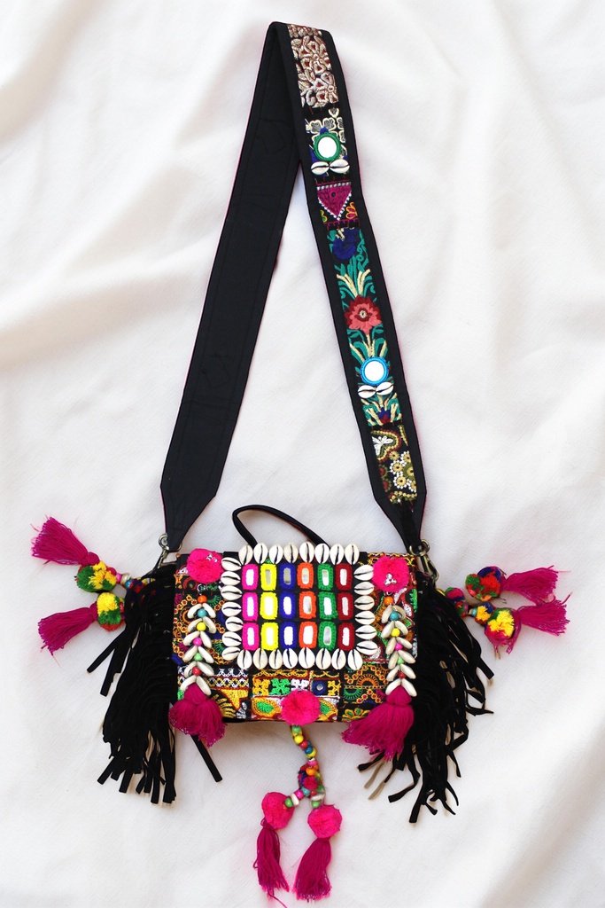 Handmade Kutchi Embroidered Sling Bag