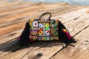 Handcrafted Banjara Boho Embroidered Shell &amp; Tassel Sling Bag