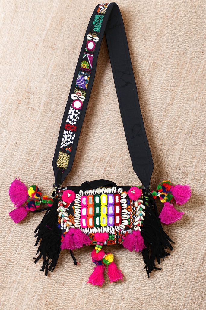 Handmade Kutchi Embroidered Sling Bag
