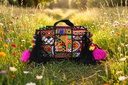 Handcrafted Banjara Boho Embroidered Shell &amp; Tassel Sling Bag