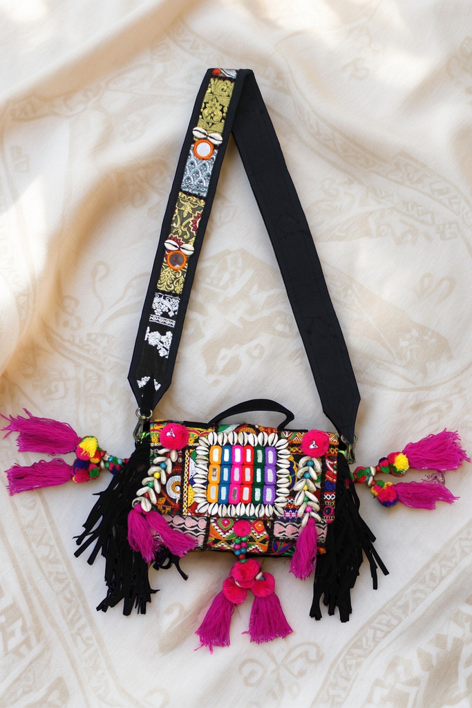 Handmade Kutchi Embroidered Sling Bag