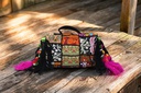 Handcrafted Banjara Boho Embroidered Shell &amp; Tassel Sling Bag