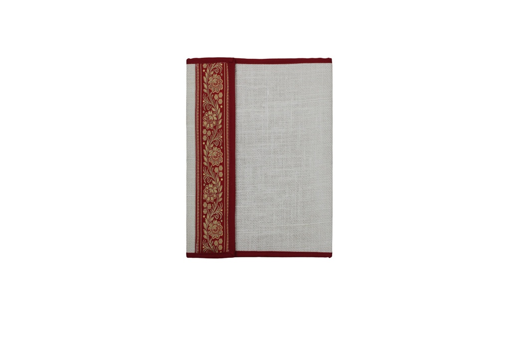 Handmade Printed Velcro File Folder – Light Orange