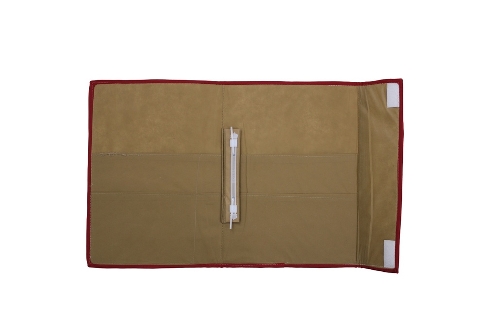 Handcrafted Jute Flap File Folder