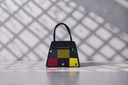 Handcrafted Mashru Tote Bag with Mirror Work