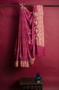 Hand Dyed Bandhani Saree