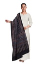 Ajrakh Hand Block Print Modal Silk Dupatta