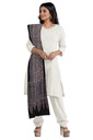 Ajrakh Hand Block Print Modal Silk Dupatta