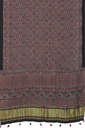 Ajrakh Hand Block Print Mashru Silk Dupatta
