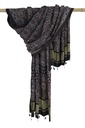 Ajrakh Hand Block Print Mashru Silk Dupatta