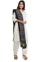 Ajrakh Hand Block Print Mashru Silk Dupatta