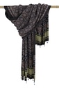 Ajrakh Hand Block Print Mashru Silk Dupatta