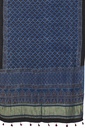 Ajrakh Hand Block Print Mashru Silk Dupatta
