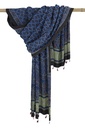 Ajrakh Hand Block Print Mashru Silk Dupatta