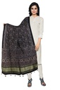Ajrakh Hand Block Print Mashru Silk Dupatta