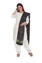 Ajrakh Hand Block Print Mashru Silk Dupatta